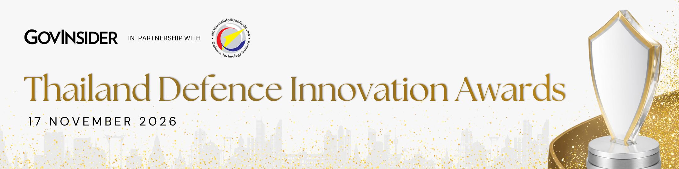event banner for Thailand Defence Innovation Awards 2026